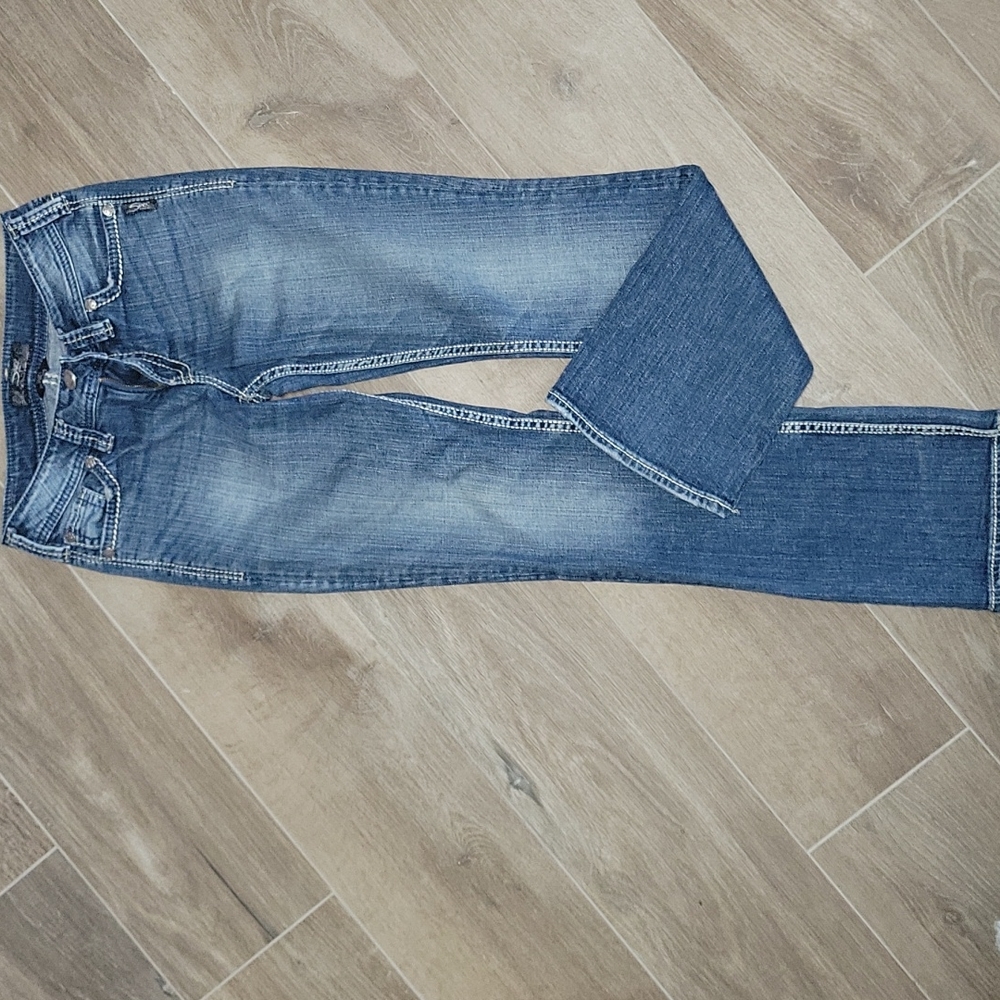 Silver Bootcut Jeans w27/l32